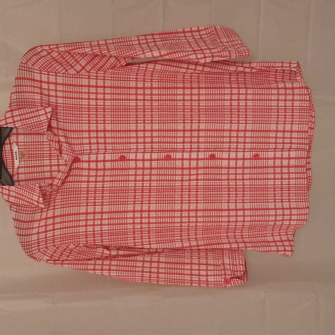 Pink & White Button Down